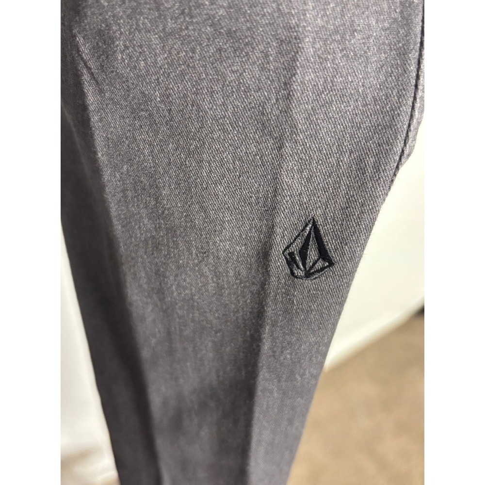Volcom | Mens Frickin Modern Fit Chino Pants Grey Recycled Skateboard | Size 30 - Picture 4 of 7